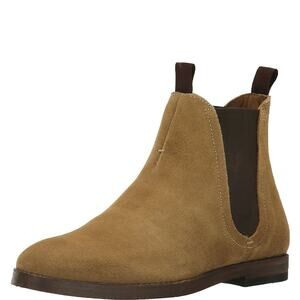 H By Hudson London Chelsea Boots Mens Size 12 / EUR 45 Tamper Sand Tan Suede